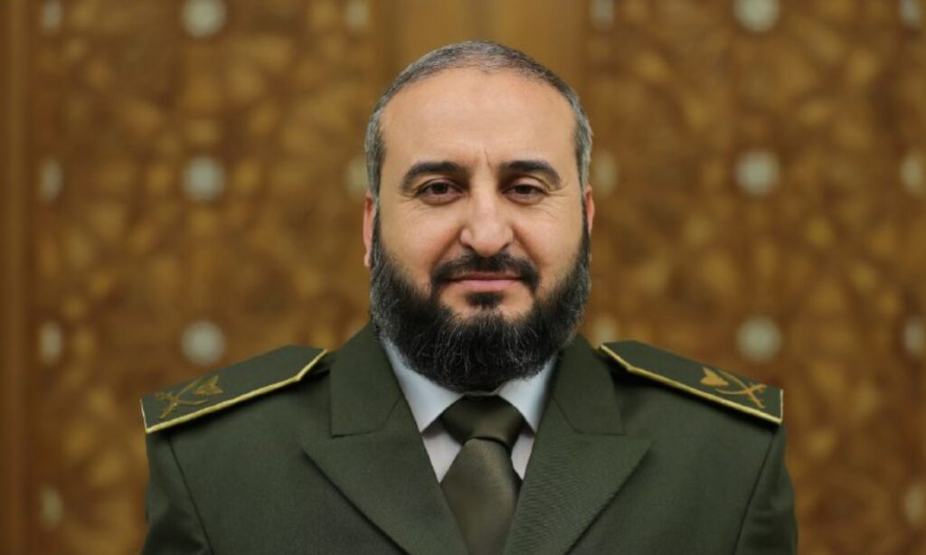 The Minister of Defense in the Syrian caretaker government, Murhaf Abu Qasra - December 31, 2024 (General Command - Syria)