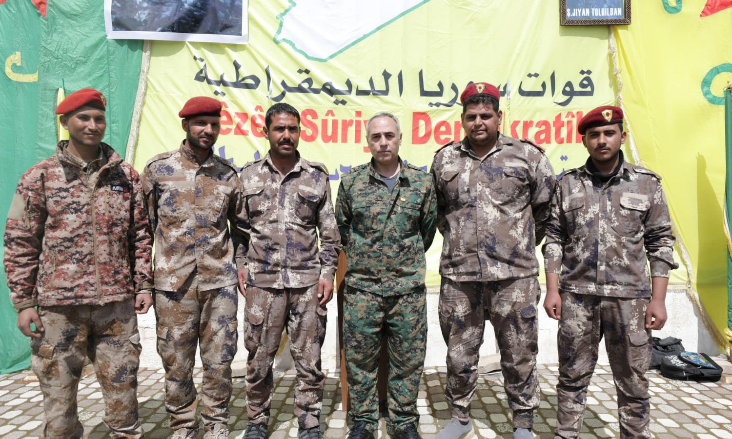 Leaders of SDF in a military celebration - March 2024 (SDF)