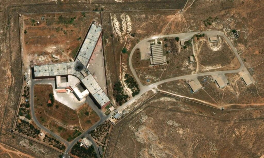 Sednaya Prison (Google Maps)