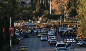 Traffic movement in the streets of the Syrian capital, Damascus - December 19, 2024 (Enab Baladi)