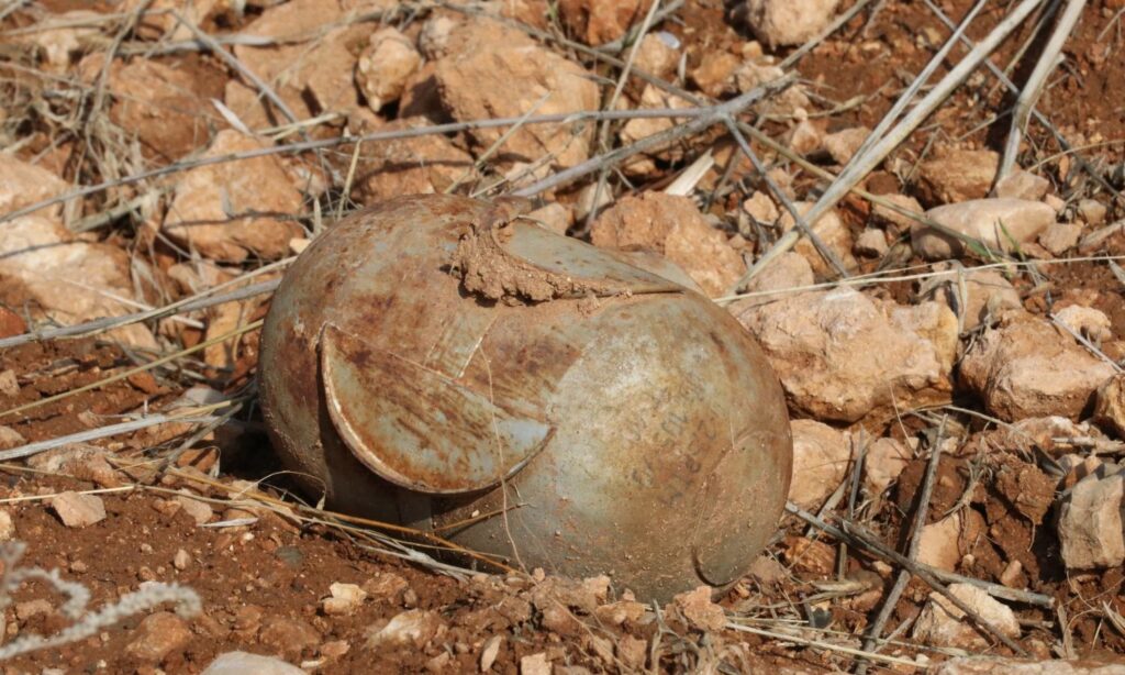 War remnants of unexploded ordnance and landmines in Syria - December 12, 2024 (Syria Civil Defence)