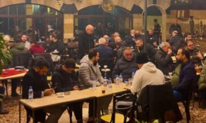 Daily discussions and meetings at al-Rawda café in the Syrian capital, Damascus, following the fall of the Assad regime – January 13 (Omar al-Bam)