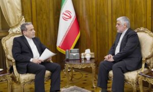 Iranian Foreign Minister with the new special envoy to Syria (Iran’s Foreign Minister)