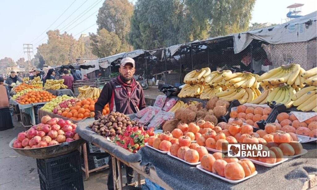 Weak commercial activity in the market of Deir Ezzor city, eastern Syria - January 12, 2025 (Enab Baladi/Obadah al-Sheikh)