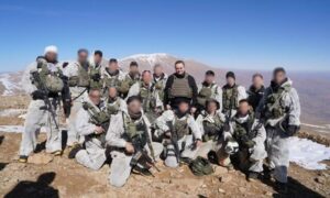 IDF mountain-warfare unit (Alpinist Unit) on top of Mount Hermon in Syria - January 28, 2025 (Ariel Hermoni/Israel Ministry of Defense)