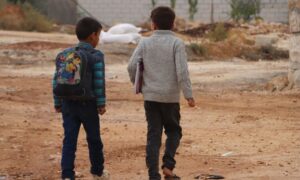 Students in displacement camps in northwestern Syria - November 21, 2024 (Syria Civil Defence)