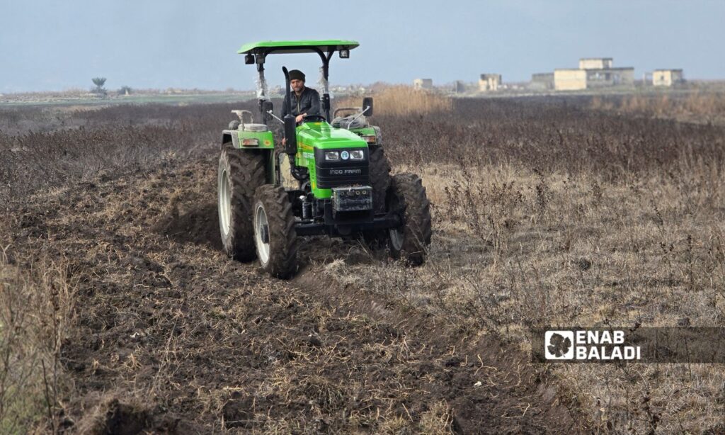 Farmers in rural Hama are returning to their devastated lands - December 30, 2024 (Enab Baladi/Iyad Abdul Jawad)