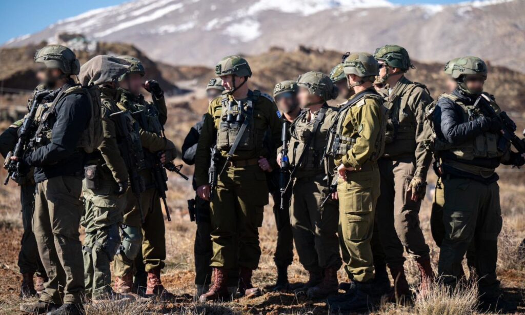 Israeli army personnel inside Syrian territory - January 20, 2025 (Avichay Adraee)