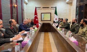 A Turkish military delegation meets with the Syrian Minister of Defense and the Chief of Staff in the Syrian capital, Damascus - January 29, 2025 (SANA)