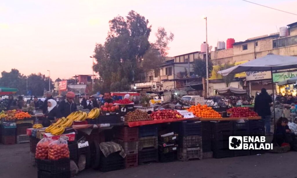 Damascus markets empty of citizens - February 2025 (Enab Baladi/Lama Diab)