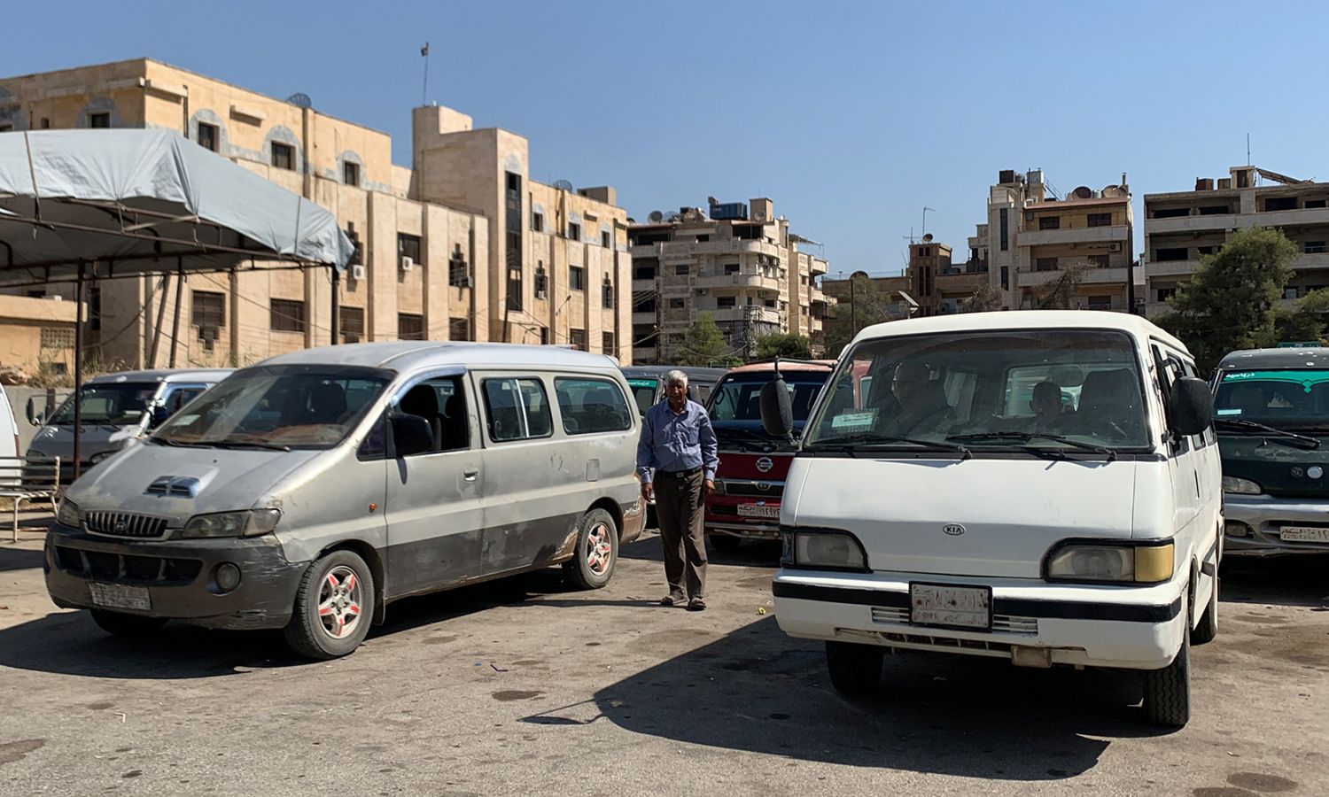 Travelers on the al-Hasakah-Damascus road felt relieved after the fall of the Syrian regime and the end of the abuses by military checkpoints - August 2024 (Arta)