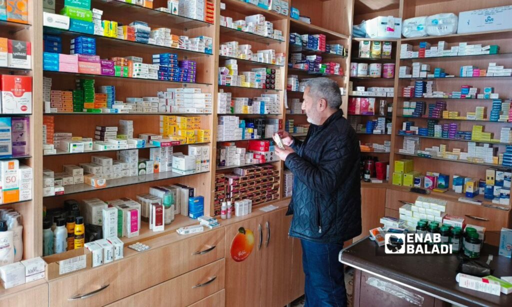 Drug prices in the city of Daraa have not decreased despite the improvement of the Syrian pound’s value – January 25, 2025 (Enab Baladi/Halim Muhammad)