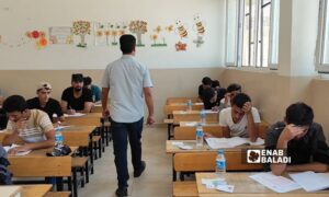 General secondary examinations in Ras al-Ain for the academic year 2023-2024 (Enab Baladi)