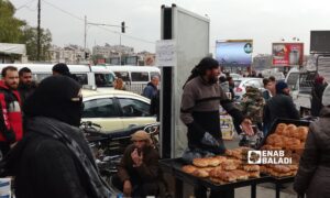 Stalls in the Baramkeh area of Damascus - February 9, 2025 (Enab Baladi/Omar Alaa Eldin)