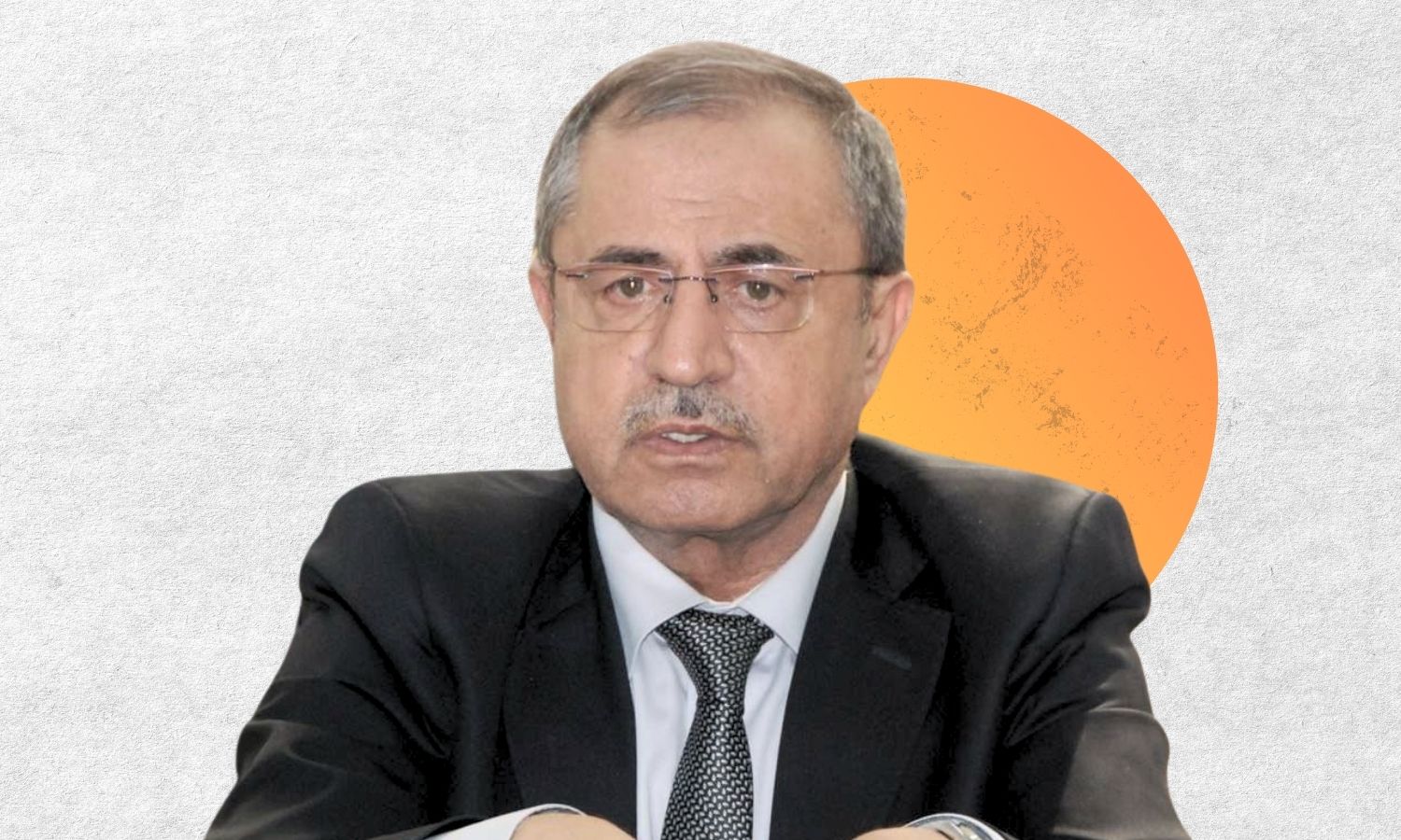 Former Interior Minister Mohammad al-Shaar (Modified by Enab Baladi)