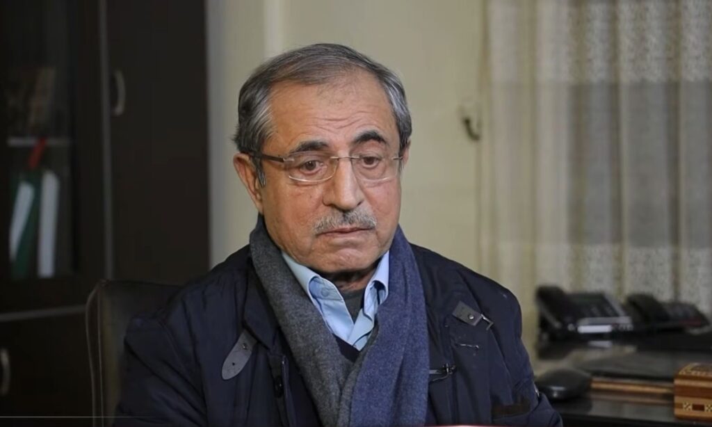 Former Syrian Interior Minister Mohammad al-Shaar during a media interview - February 2025 (Al-Hadath/Screenshot)