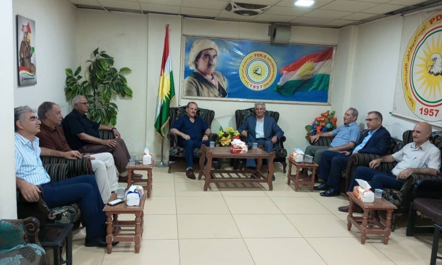 Meeting of parties belonging to the Kurdish National Council in the city of Qamishli, eastern al-Hasakah - September 16, 2024 (Kurdish National Council/Facebook)