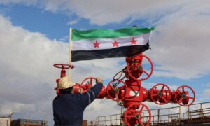 Natural gas well (Tiyas 5) belonging to the Syrian Oil Company in the countryside of Homs - February 20, 2025 (SANA)