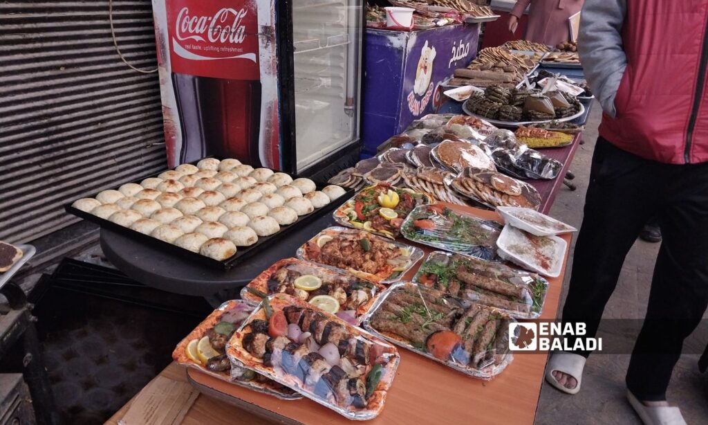 The markets witnessed a rise in prices, especially for vegetables and meats, with the beginning of the month of Ramadan - March 2, 2025 (Enab Baladi/Mohammed al-Omar)