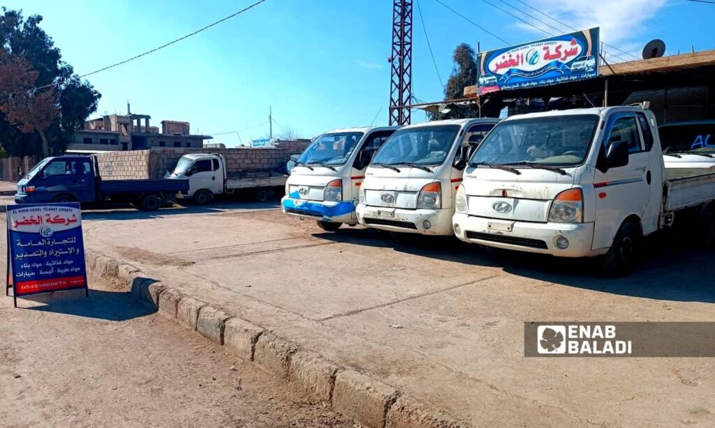 The car export activity from Tal Abyad and Ras al-Ain to the Syrian interior has intensified - February 12, 2025 (Enab Baladi)