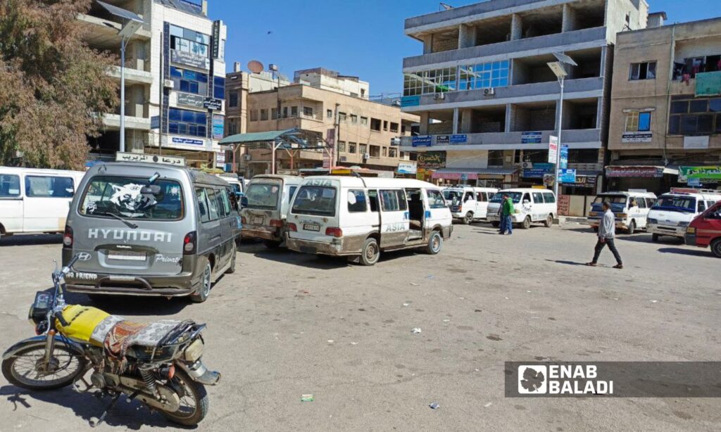 Rising transportation fees are burdening passengers in Daraa - March 2025 (Enab Baladi/Mahjoub al-Hashish)