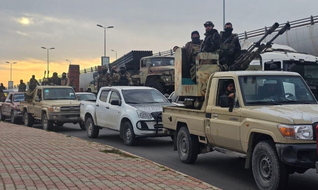 The spread of Syrian Defense Ministry elements in the coastal province of Tartus, western Syria, to pursue remnants of the former regime - March 7, 2025 (Tartus province)