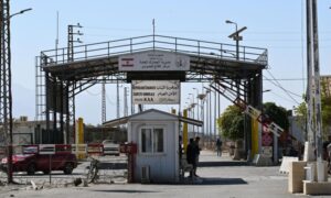 Al-Qaa (Jousiya) border crossing between Lebanon and Syria - October 28, 2024 (AFP/Louai Beshara)