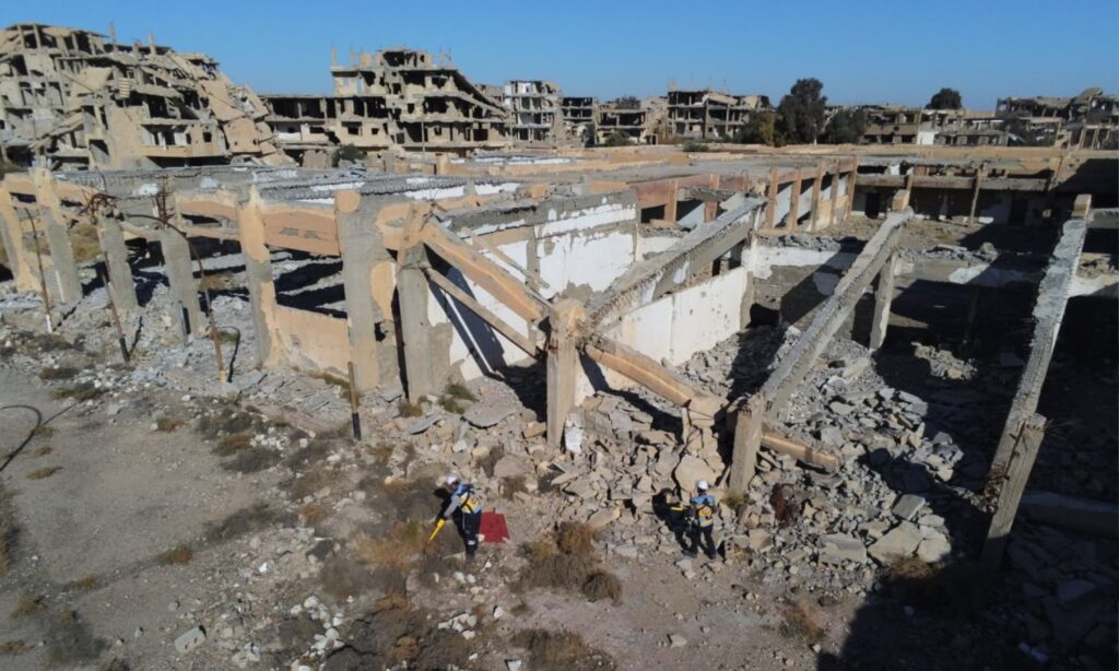 Destruction hampers the return of displaced persons to Deir Ezzor in eastern Syria - January 23, 2025 (Syria Civil Defence)