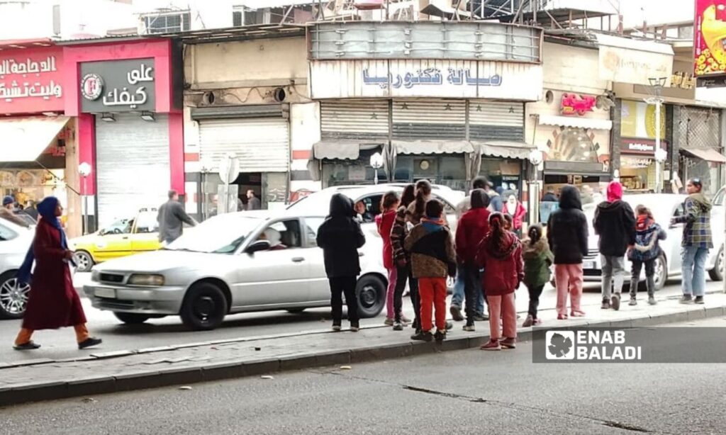 Child labor and begging are on the rise in Damascus - March 3, 2025 (Enab Baladi/Omar Alaa Eldin)