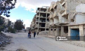Young people from the Yarmouk Camp in Damascus - February 10 (Enab Baladi/Besan Khalaf)