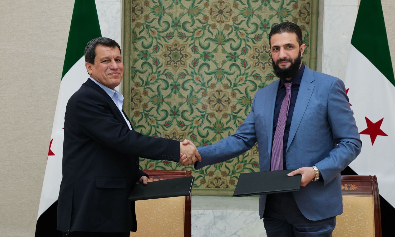 A delegation from AANES arrives in Damascus for negotiations