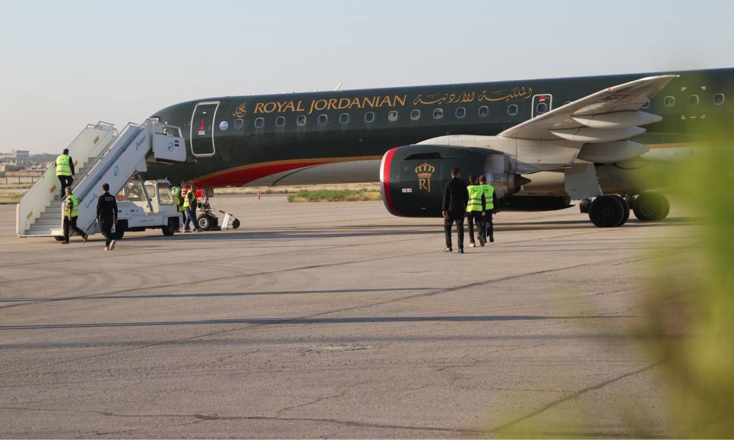 First international flight lands at Aleppo Airport