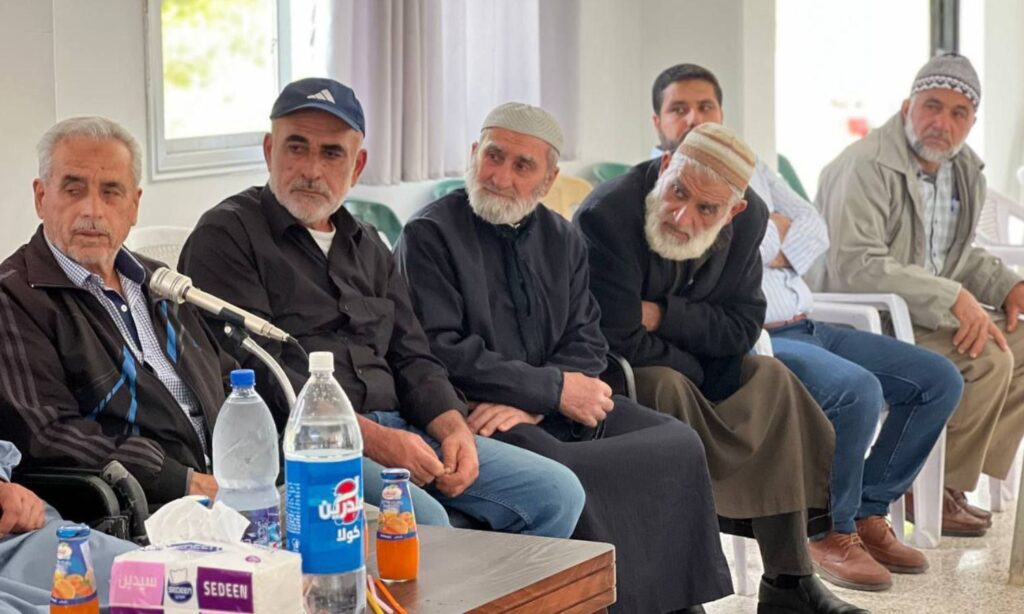 Meeting of the people of al-Adima village in the countryside of Baniyas - April 29, 2025 (Tartus governorate)