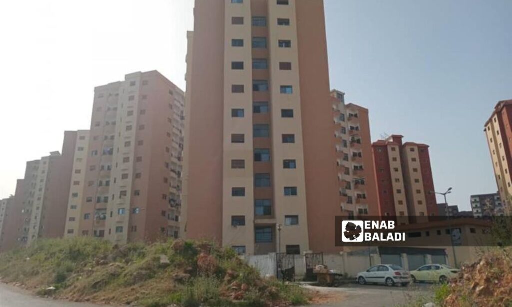 Residential buildings in the youth housing area of Tartus governorate - March 8, 2025 (Enab Baladi/Zeinab Dawwa)
