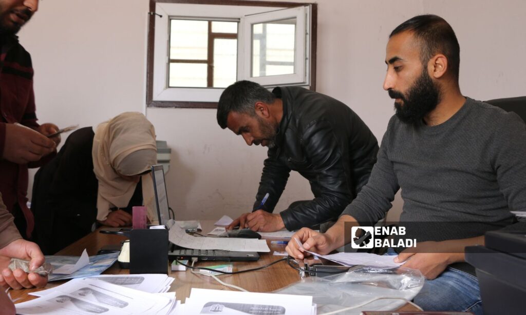 High demand for registration for the intermediate and high school certificate exams in Ras al-Ain - May 3, 2025 (Enab Baladi)