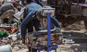 The ban on exporting scrap includes all types of metal scrap and alloys, including iron, copper, aluminum, and lead - April 22 (Enab Baladi/Obadah al-Sheikh)