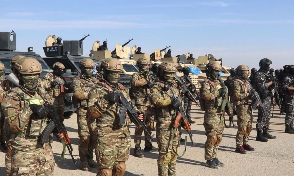 Members of the Internal Security Forces affiliated with the Autonomous Administration of North and East Syria (AANES) - February 4, 2025 (SDF)