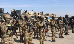 Members of the Internal Security Forces affiliated with the Autonomous Administration of North and East Syria (AANES) - February 4, 2025 (SDF)