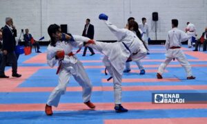 Karate championship for national team players – Damascus, May 2, 2025 (Enab Baladi/Anas al-Khouli)