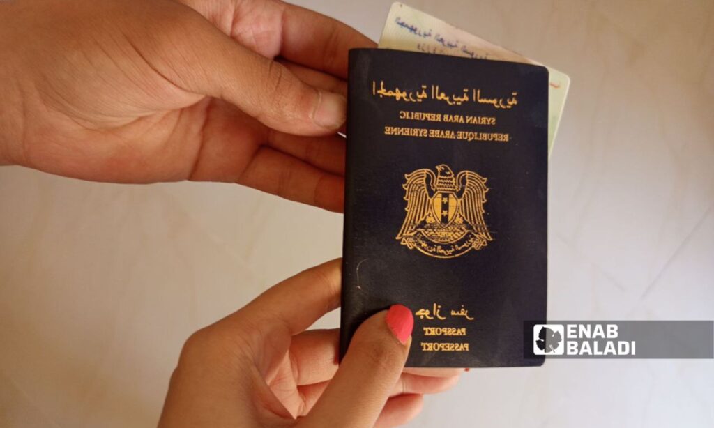 Syrian identity card and passport, June 2, 2025 (Enab Baladi/Besan Khalaf)