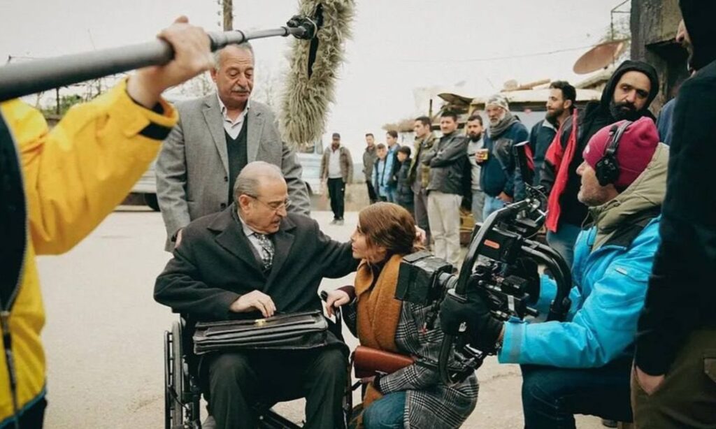 Location of filming for the series "The Hero" in rural Latakia - March 20, 2025 (Noor Ali/Instagram)