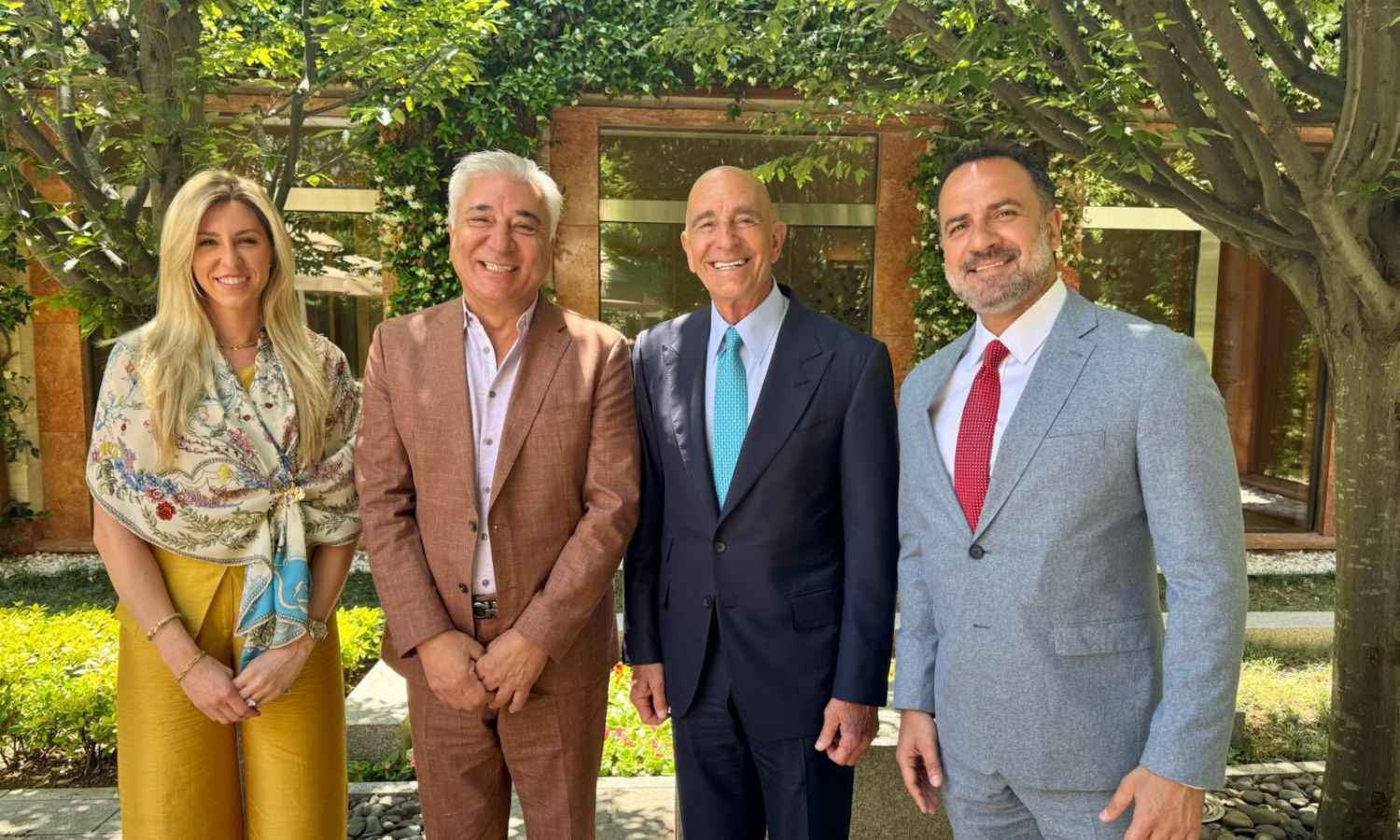 The US Special Envoy for Syria, Thomas Barrack, welcomed the return of the Syrian-American company "Tecore Networks" to operate in Syria - June 18, 2025 (Thomas Barrack/X)