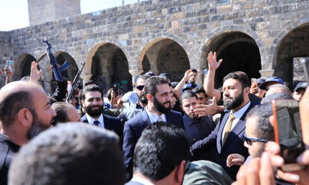 President al-Sharaa visits Daraa on the first day of Eid al-Adha - June 6, 2025 (Syrian Presidency)