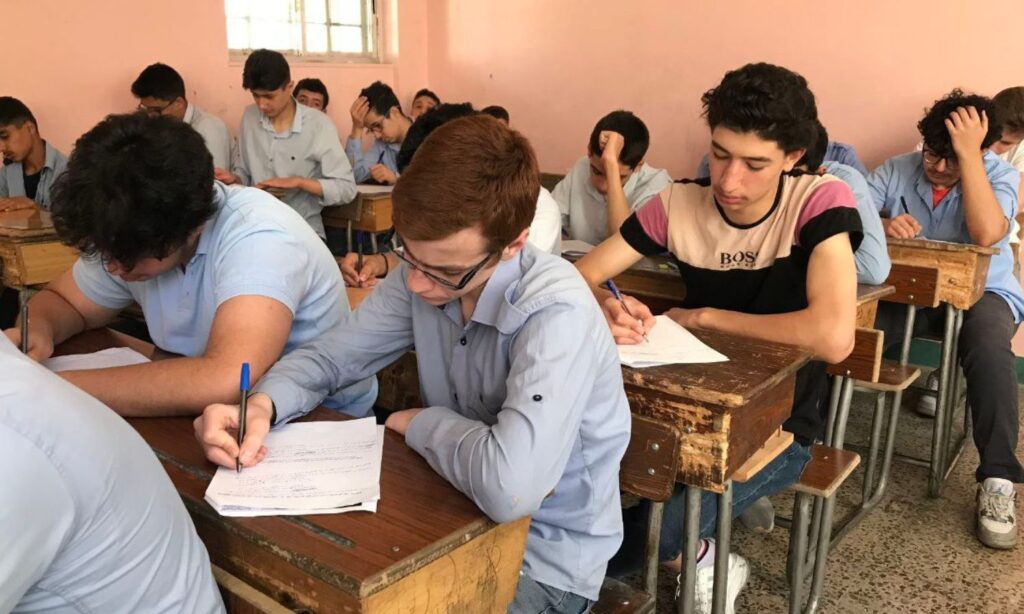 Examinations for the second semester for the transitional stage in Syrian schools for 2025 (Ministry of Education/Telegram)