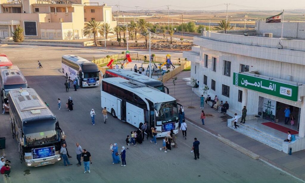 62 families returned from Jordan to Syria via the Nassib border crossing - June 18, 2025 (General Authority for Land and Sea Ports)