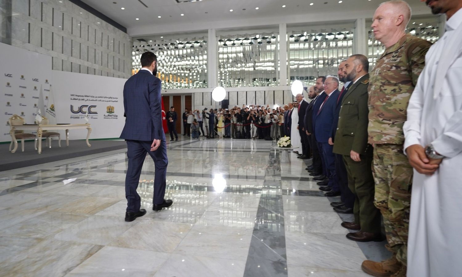 Syria Signs Agreement to Develop Energy Sector with Qatari Company "UCC" Under U.S.-Turkish Sponsorship – May 29, 2025 (Presidency of the Republic)
