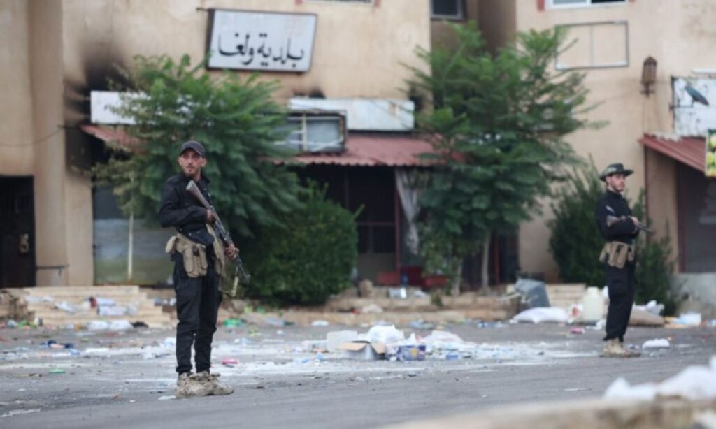 Members of the Internal Security Forces in the town of Walgha, in Suwayda – July 21, 2025 (Syrian Ministry of Interior)