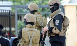 Members of the Syrian Internal Security Forces carry out a raid to seize quantities of narcotics in Aleppo and Idlib provinces – 25 June 2025 (Syrian Ministry of Interior)