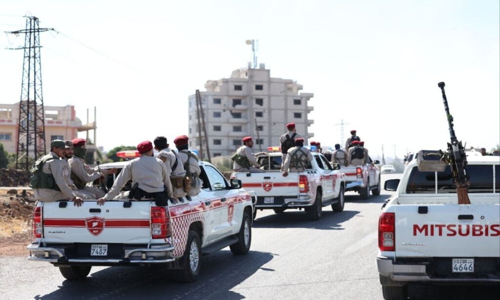 Military police forces enter Suwayda – July 15, 2025 (Syrian Ministry of Defense)