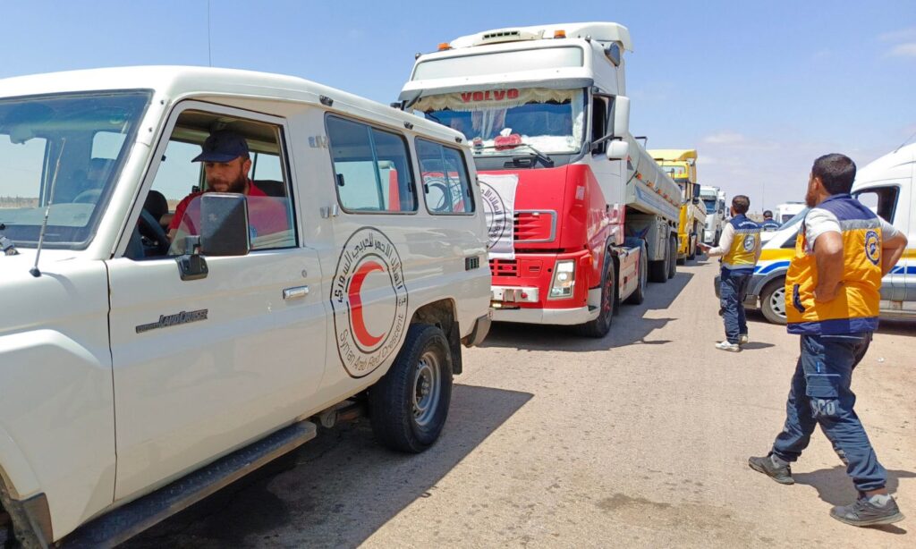 Fuel Delivery to Suwayda in Cooperation with the Syrian Arab Red Crescent – August 1, 2025 (SANA)